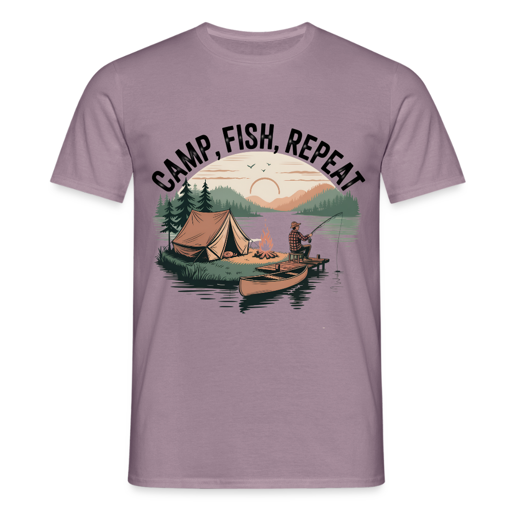 Men's T-Shirt - purple-grey