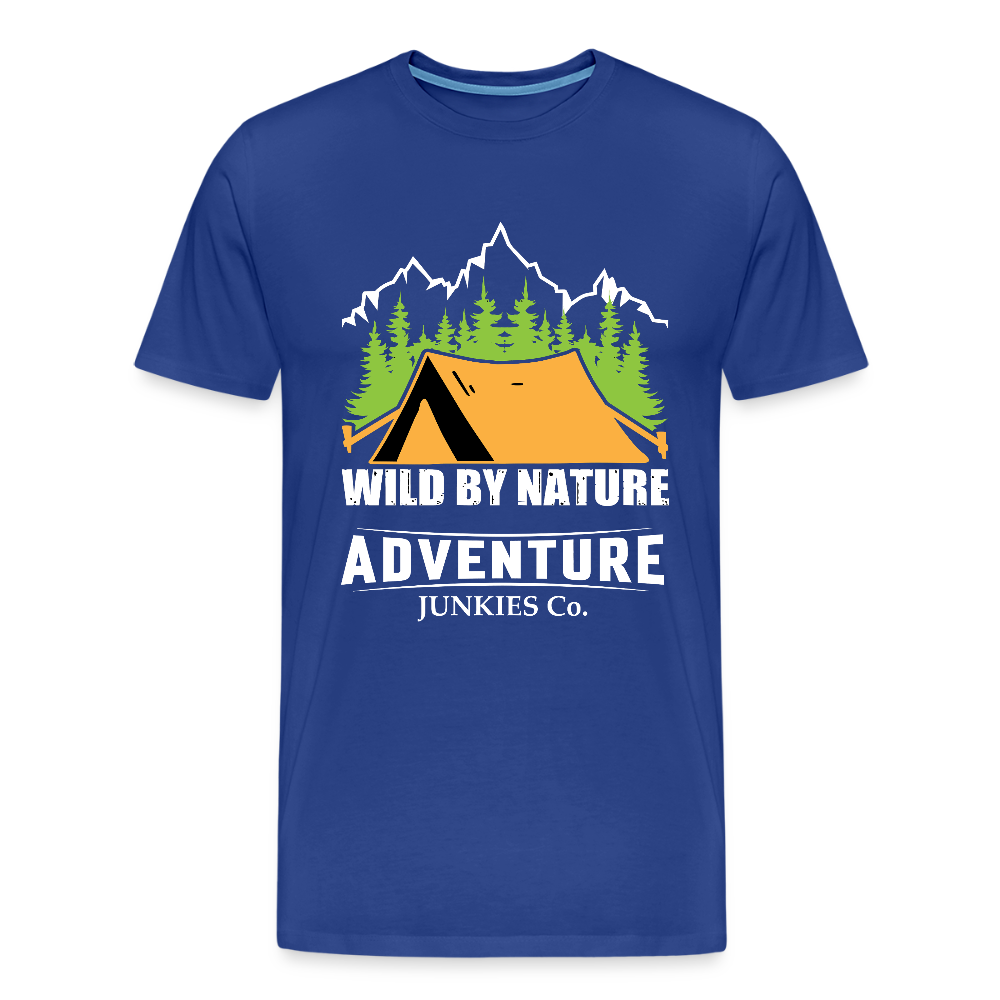 Men’s Premium T-Shirt Wild By Nature Design - royal blue