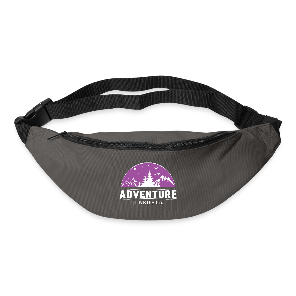 Bum bag Purple Logo - graphite grey