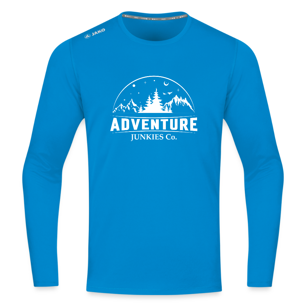 Long Sleeve Running Breathable Top - sapphire blue