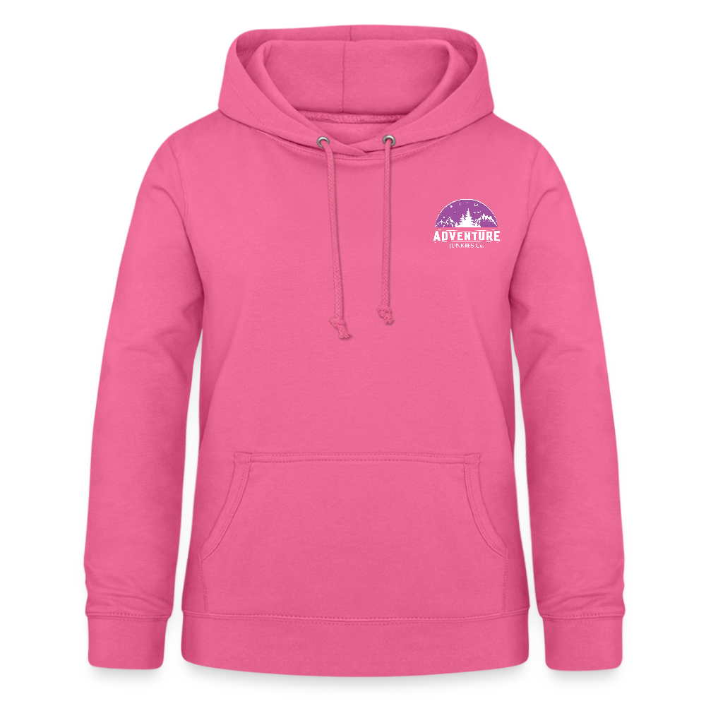 Women's Hoodie Purple Logo Design - pink