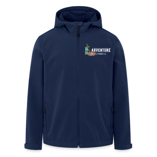 Unisex Recycled Softshell Jacket THE DISCOVERER!! - navy