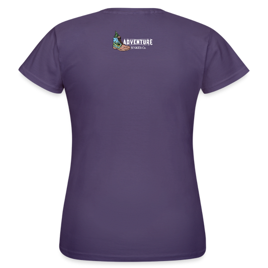 Women's Water Adventure T-Shirt - dark purple