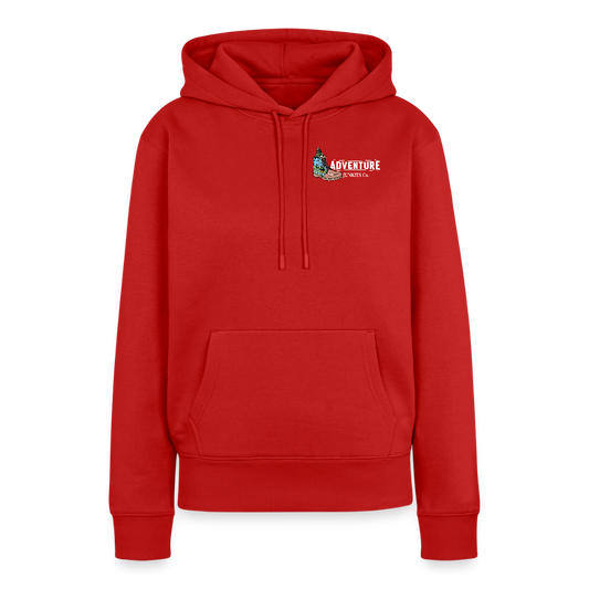 Women’s Premium Hiking / Walking Hoodie - red