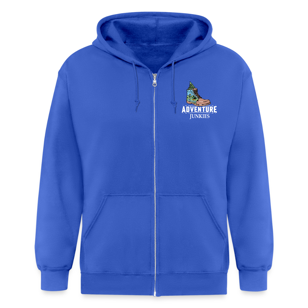 Unisex Heavyweight Hooded Jacket - royal blue