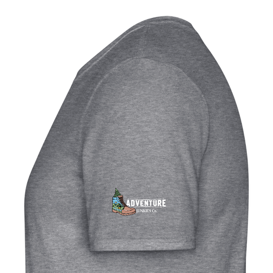 Men's Hiking & Walking T-Shirt - graphite heather