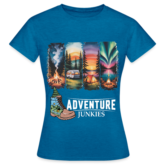 Women's T-Shirt - antique blue sapphire heather