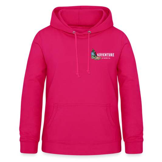 Women's Hoodie Water Adventure - dark pink