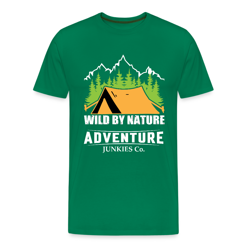 Men’s Premium T-Shirt Wild By Nature Design - kelly green