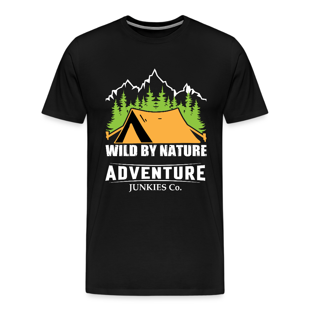 Men’s Premium T-Shirt Wild By Nature Design - black
