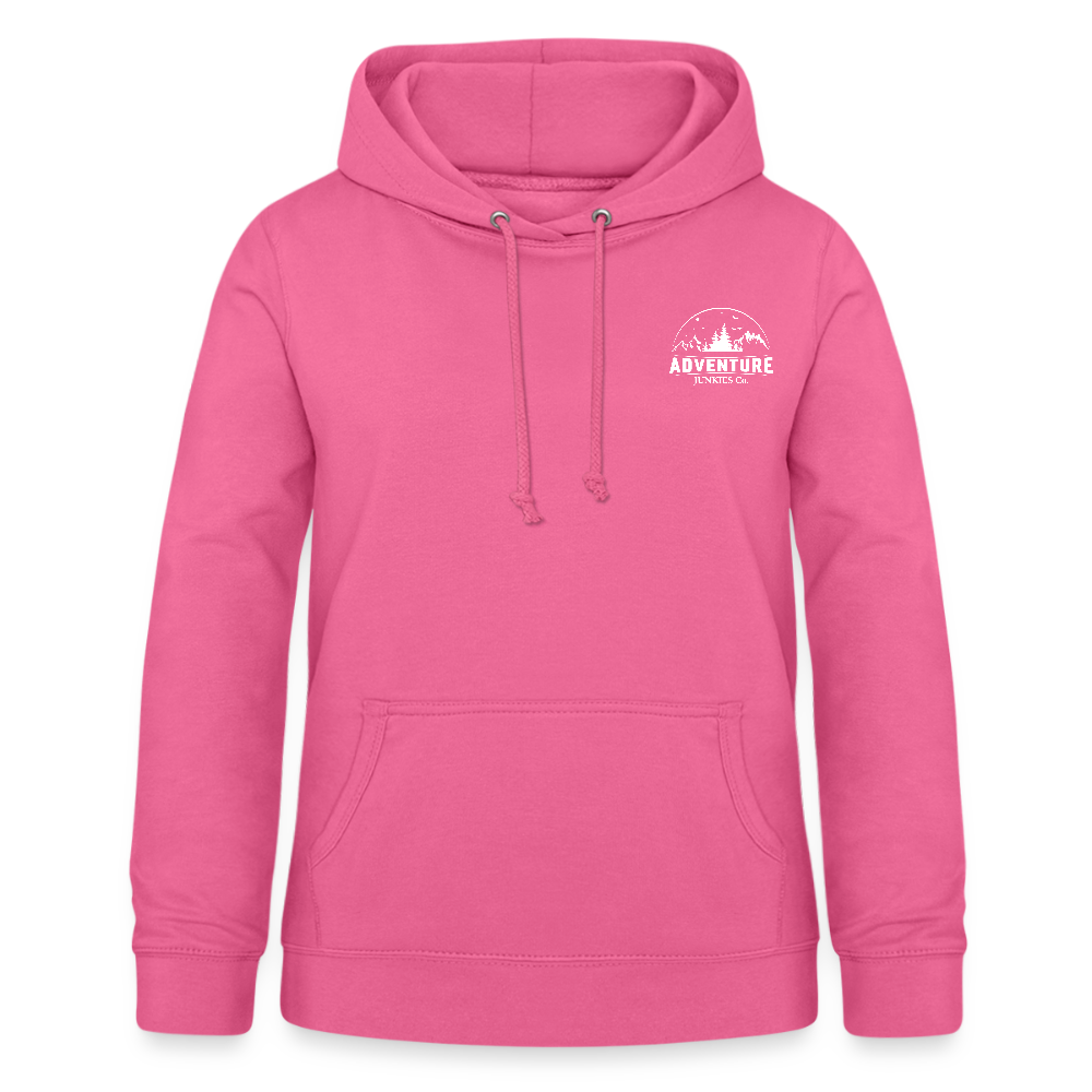 Women's Hoodie Pink Logo Design - pink