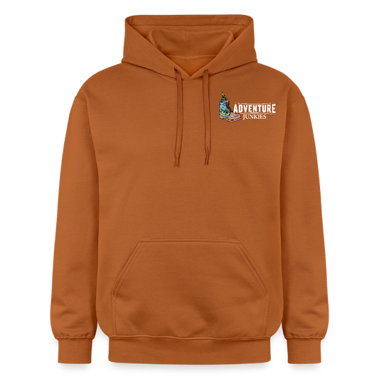 Adult Unisex Midweight Hoodie - Athletic Orange