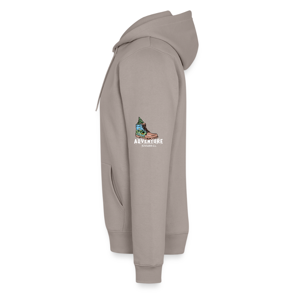 Men’s Premium Hiking / Walking Hoodie - taupe