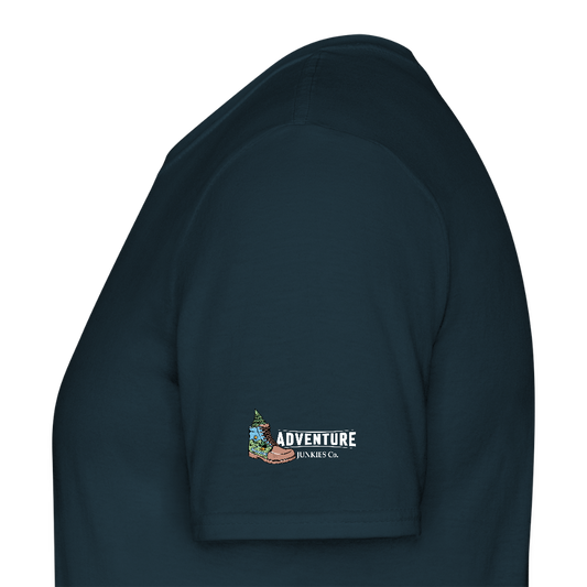 Men's Hiking & Walking T-Shirt - navy