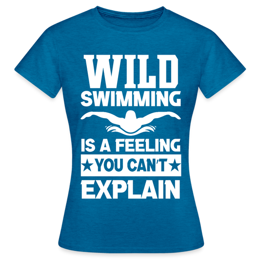 Women's T-Shirt - antique blue sapphire heather