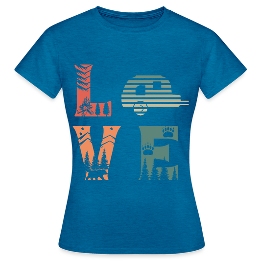 Women's T-Shirt - antique blue sapphire heather