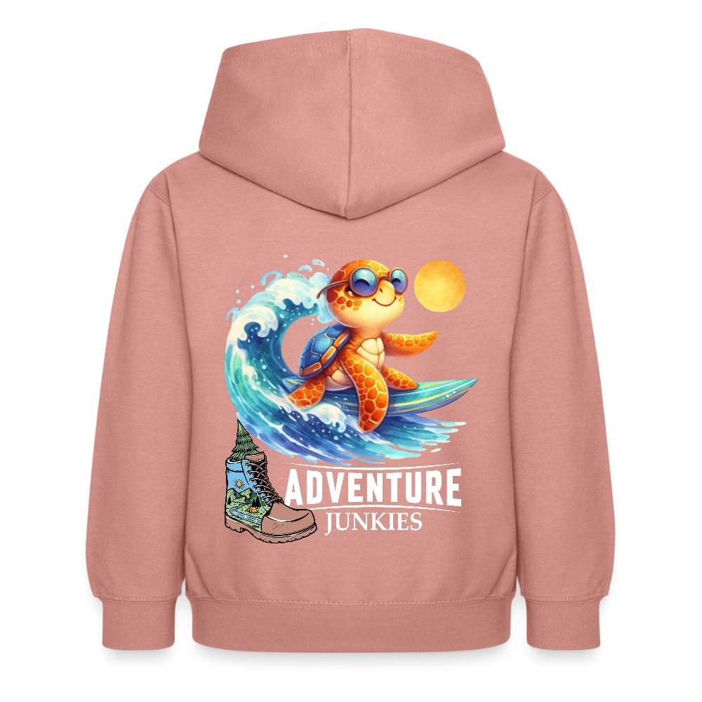 Children's  Unisex Hoodie - dusky rose