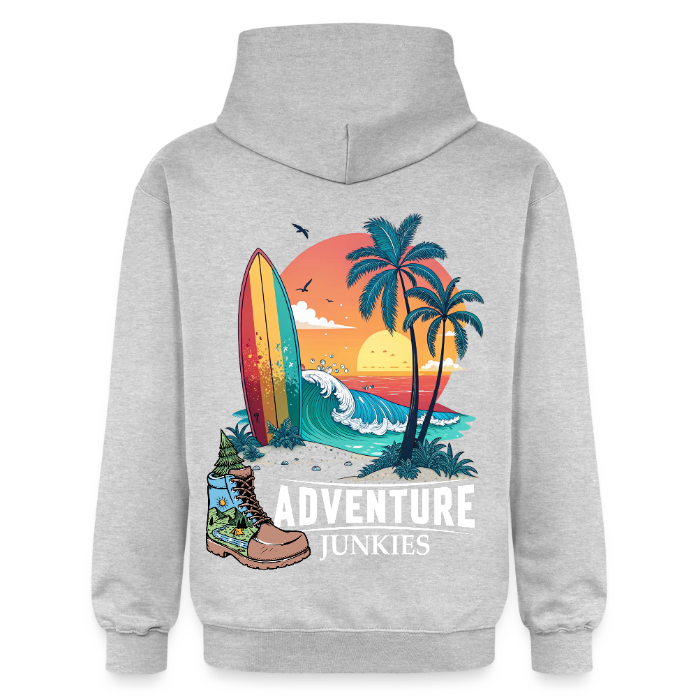 Adult Unisex  Midweight Hoodie - light heather grey