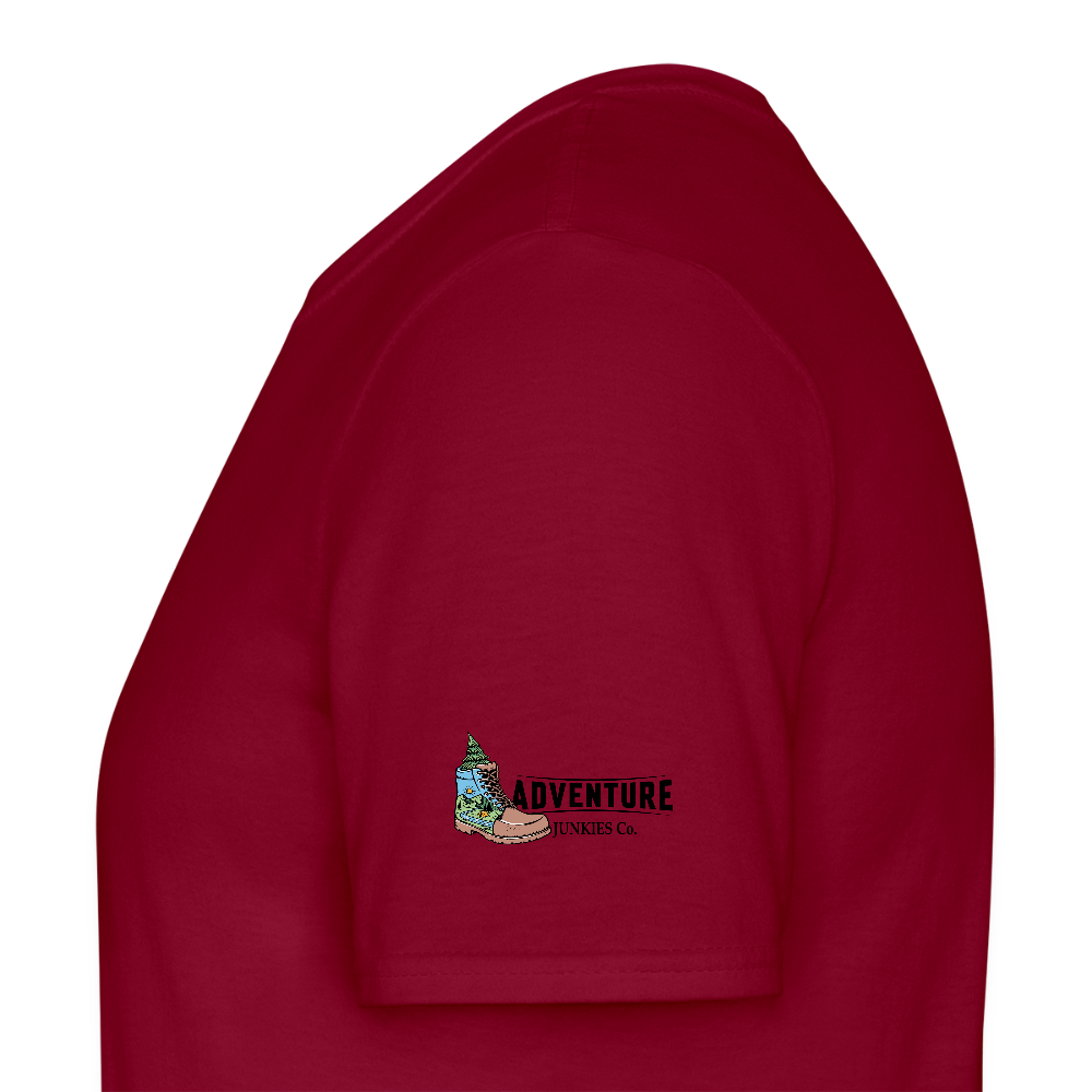 Men's Camping T-Shirt - brick red