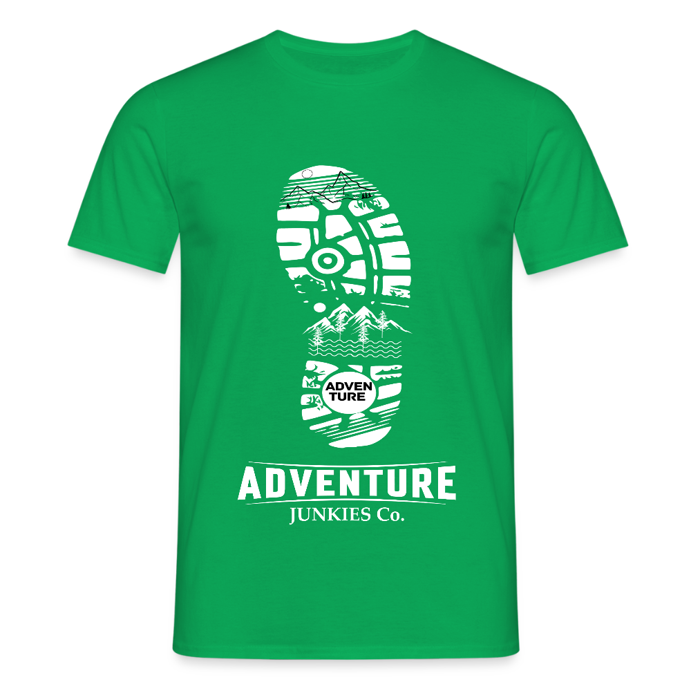 Men's Hiking & Walking T-Shirt - kelly green