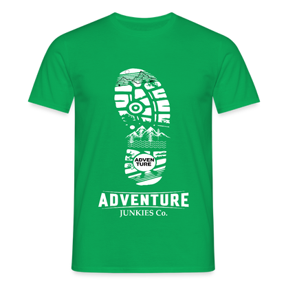 Men's Hiking & Walking T-Shirt - kelly green