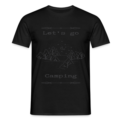 Men's  Camping T-Shirt - black