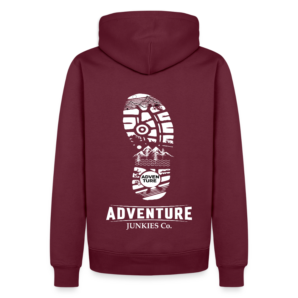 Men’s Premium Hiking / Walking Hoodie - burgundy