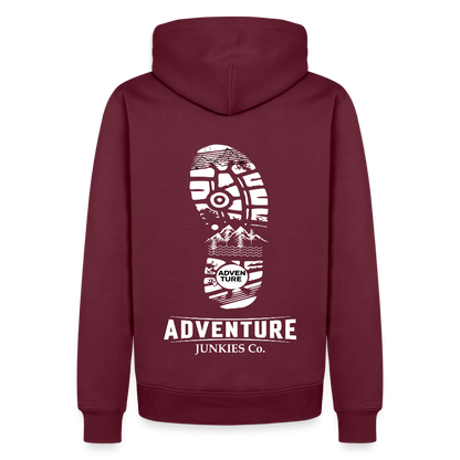 Men’s Premium Hiking / Walking Hoodie - burgundy