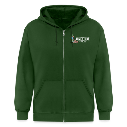 Adult Unisex Heavyweight Hooded Jacket - forrest