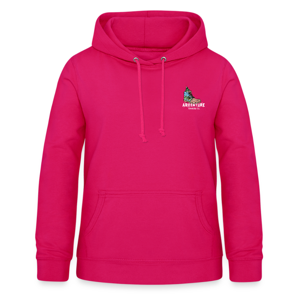 Women's Camping Hoodie - dark pink