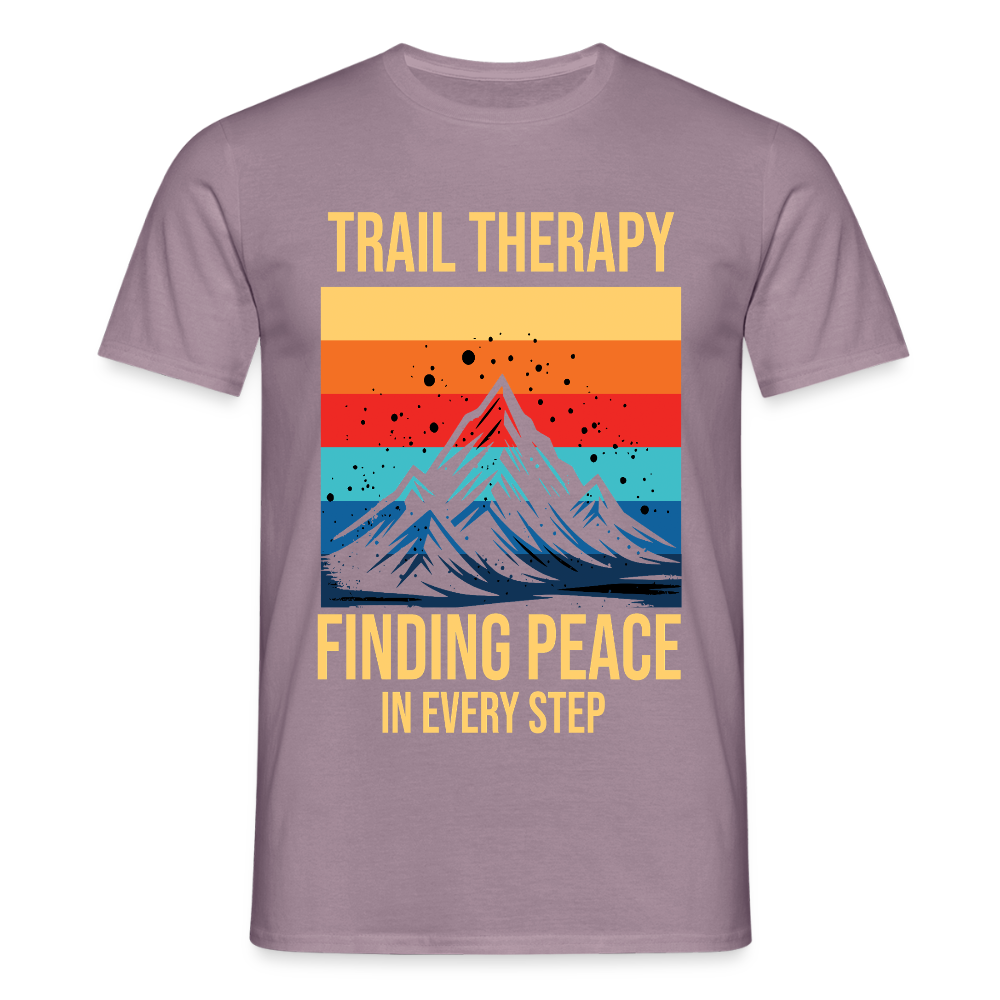 Men's T-Shirt - purple-grey 