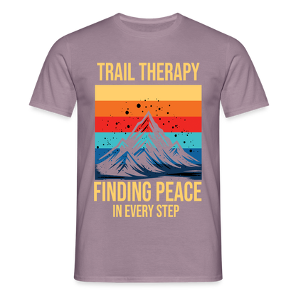 Men's T-Shirt - purple-grey 