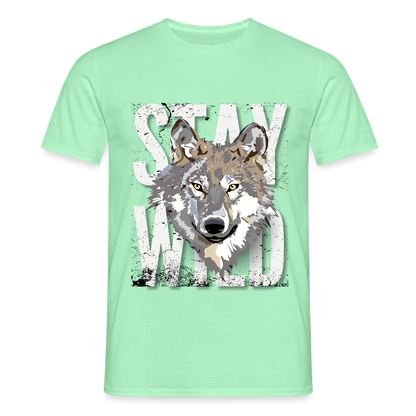 Men's Camping T-Shirt - mint green