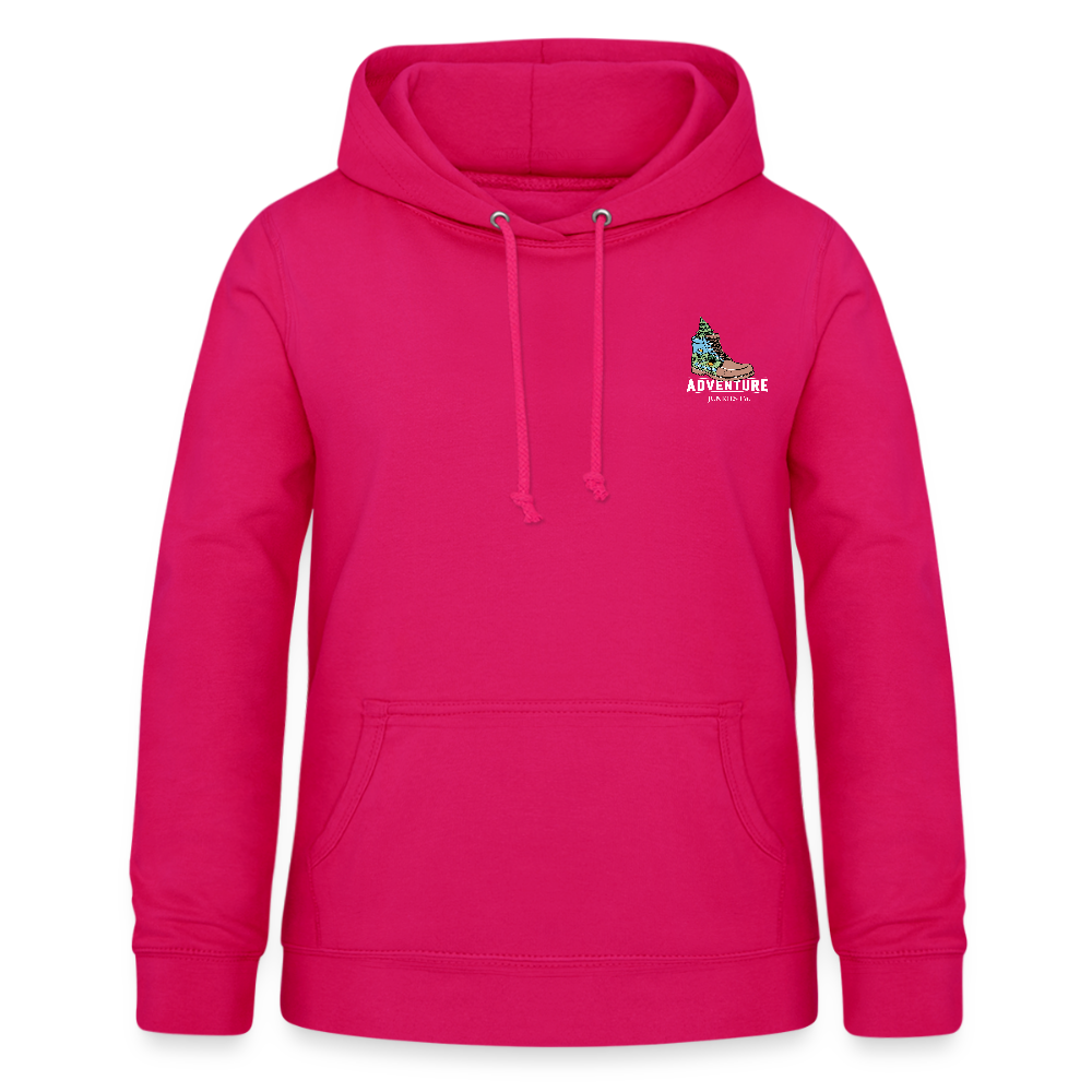 Women's Camping Hoodie - dark pink