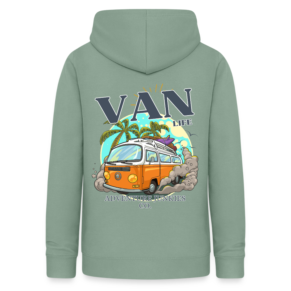 Women's Camping Hoodie - steel green