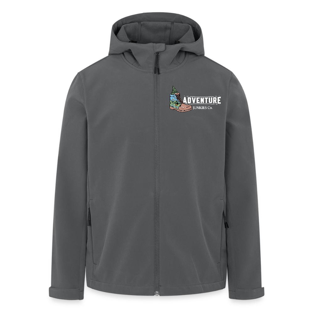 Unisex Recycled Softshell Jacket THE DISCOVERER!! - anthracite