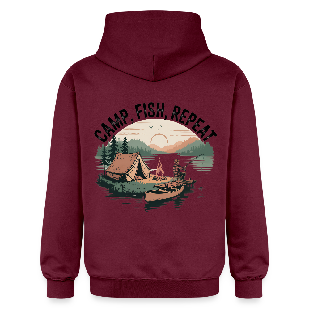 Unisex Midweight Hoodie - maroon