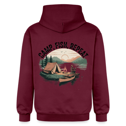 Unisex Midweight Hoodie - maroon