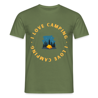 Men's Camping  T-Shirt - military green