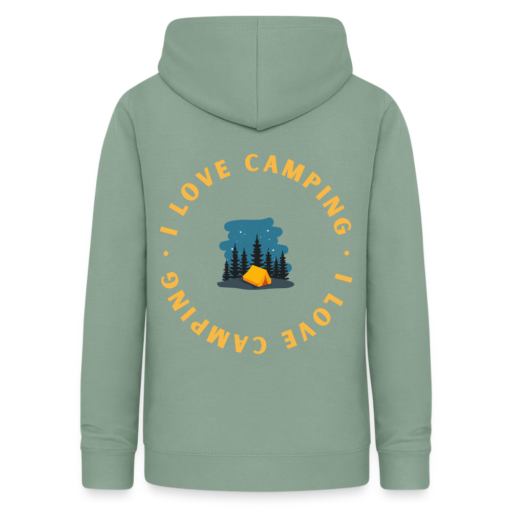 Women's Camping Hoodie - steel green