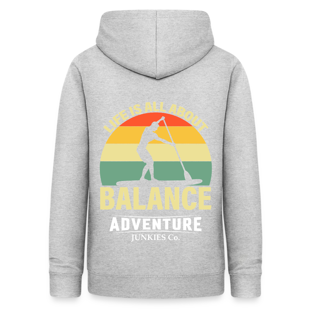 Women's Hoodie  Water Adventure - light heather grey