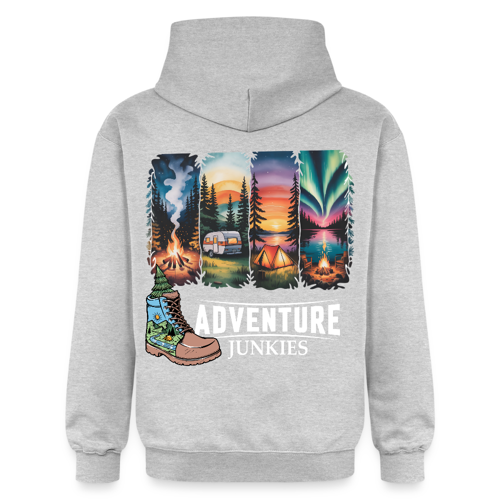 Unisex Midweight Hoodie - light heather grey