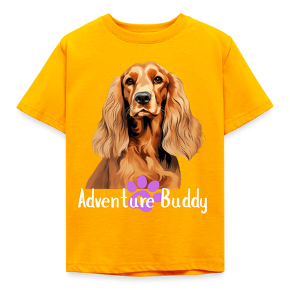 Children's  T-Shirt  {Customise Breed & Paw } - gold
