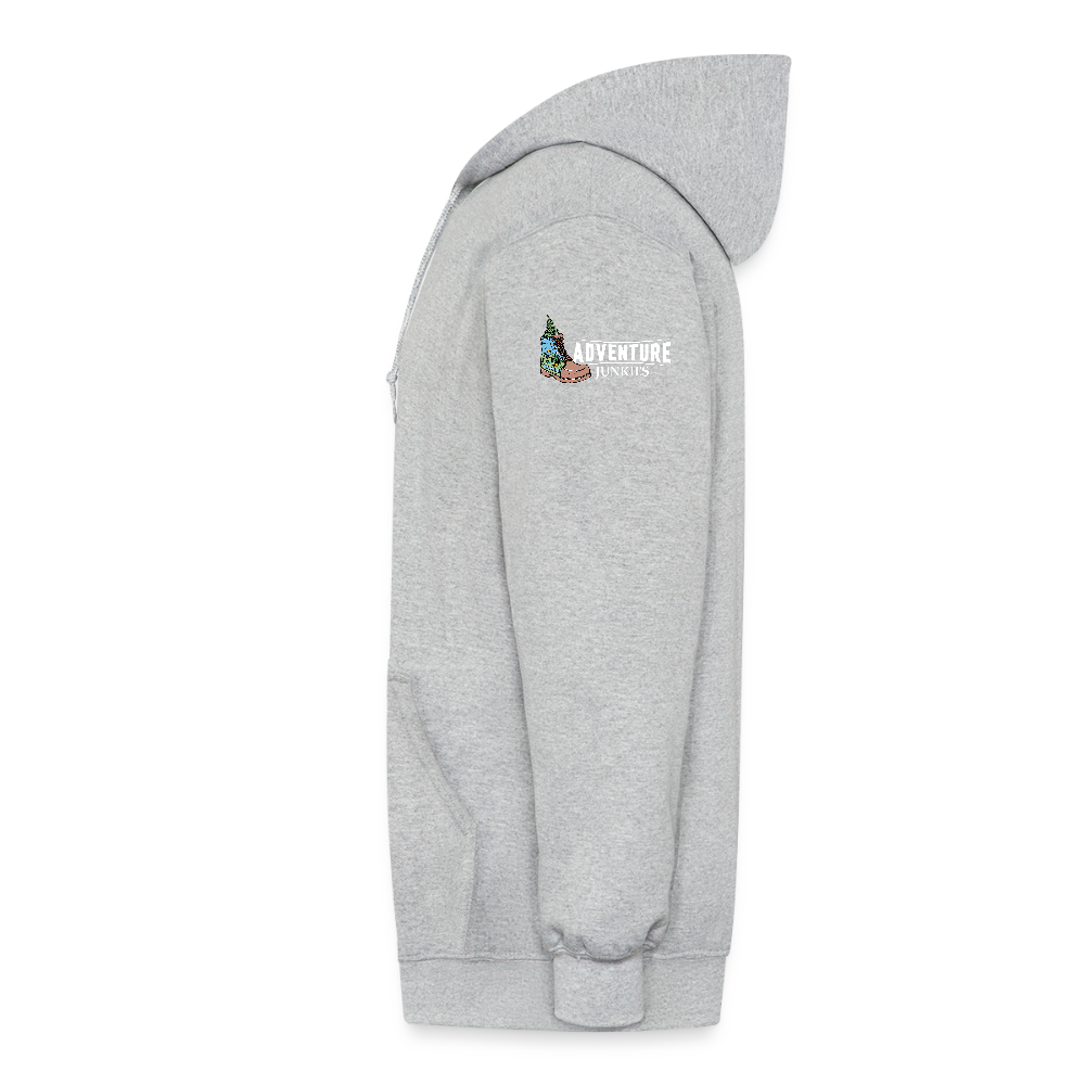 Adult Unisex Heavyweight Hooded Jacket - heather grey