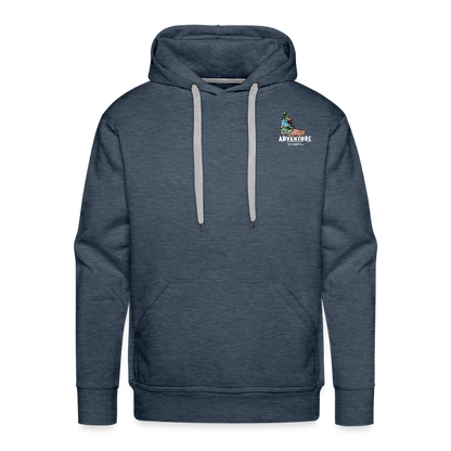 Men’s Premium  Water Fun Hoodie - heather denim