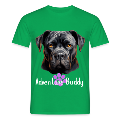 Men's T-Shirt  {Customise Breed & Paw } - kelly green
