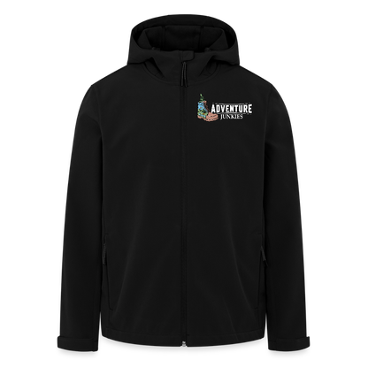 Unisex Recycled Softshell Jacket THE DISCOVERER - black