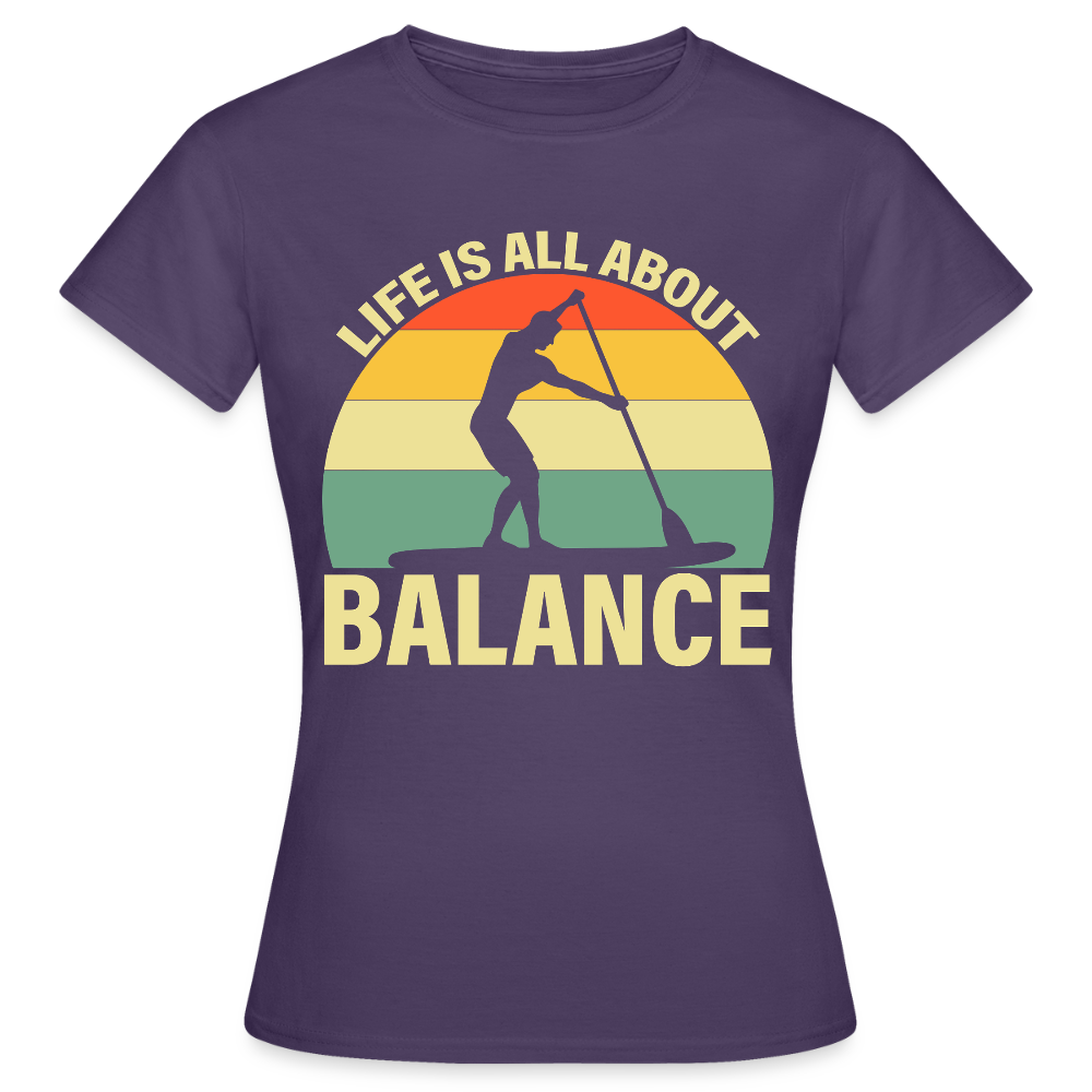 Women's Water Adventure T-Shirt - dark purple