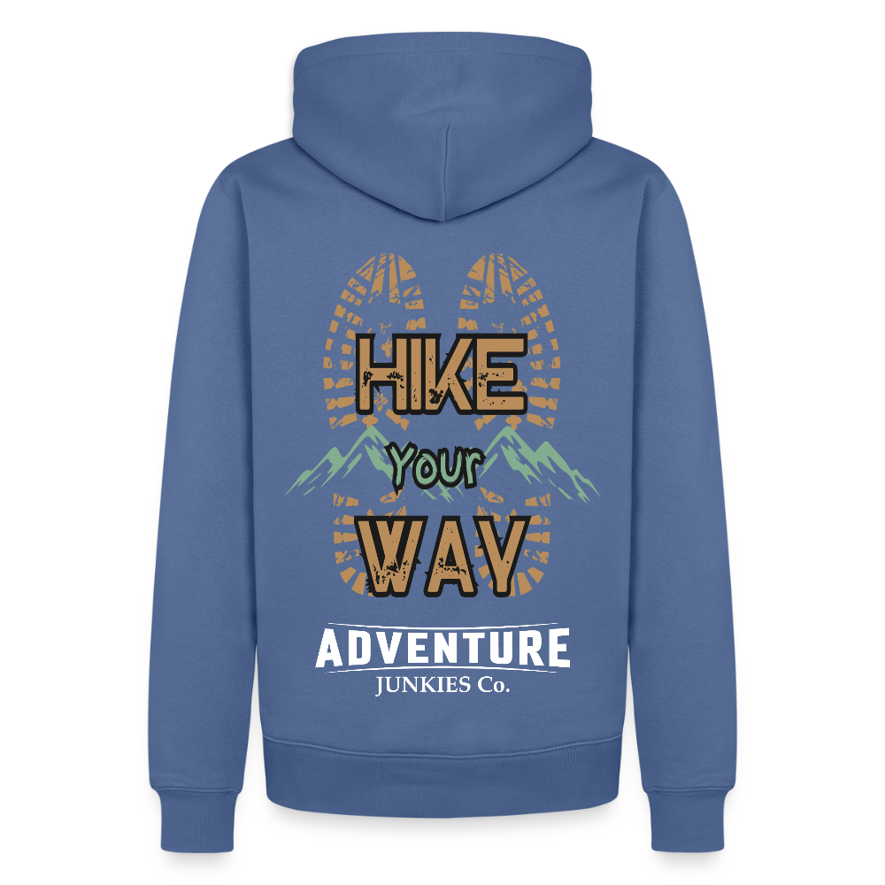 Men’s Premium Hiking /Walking Hoodie - stone blue