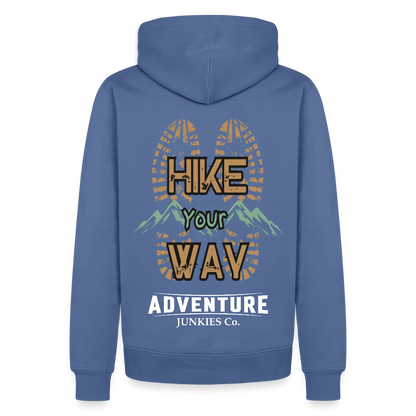 Men’s Premium Hiking /Walking Hoodie - stone blue